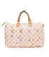 Aquarelle Speedy 35, &pound;1,100, Handbags, Pink/White, Canvas, Back view